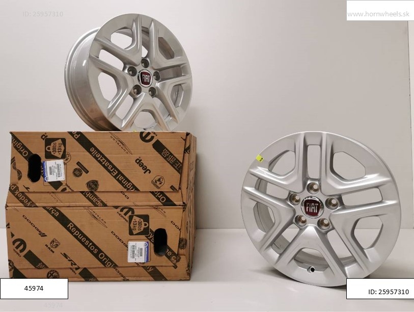 Fiat 500X originál alu disky 6,5J R16 5x110 ET40 1215 - 2