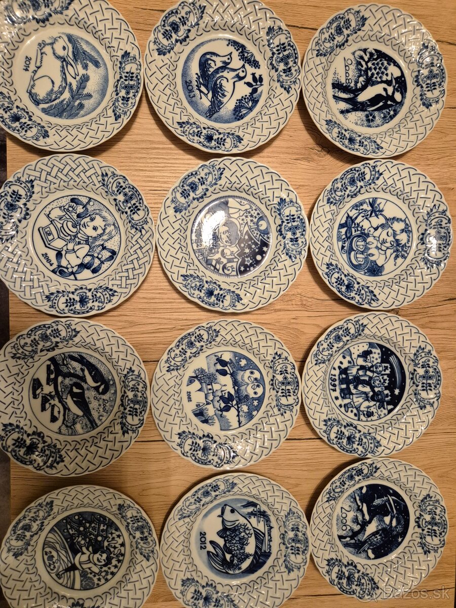 Cibulák-výroční talíře - 2