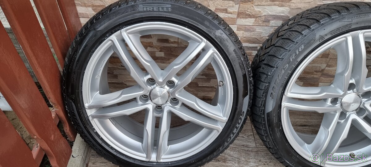 Predám elektrony wheelworld /5x112 R18 zimné 225/45 - 2