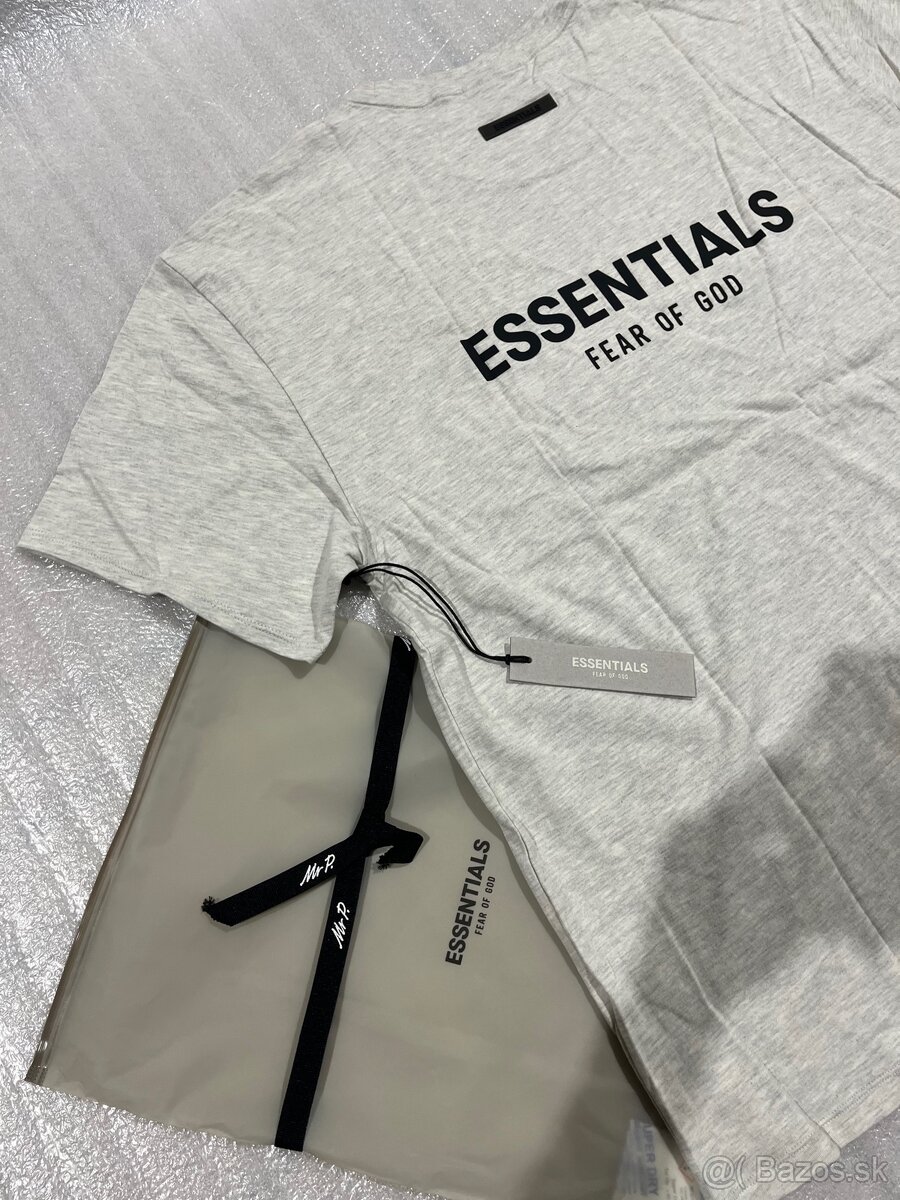 Essentials ORIGINAL tričko tee light oatmeal - 2