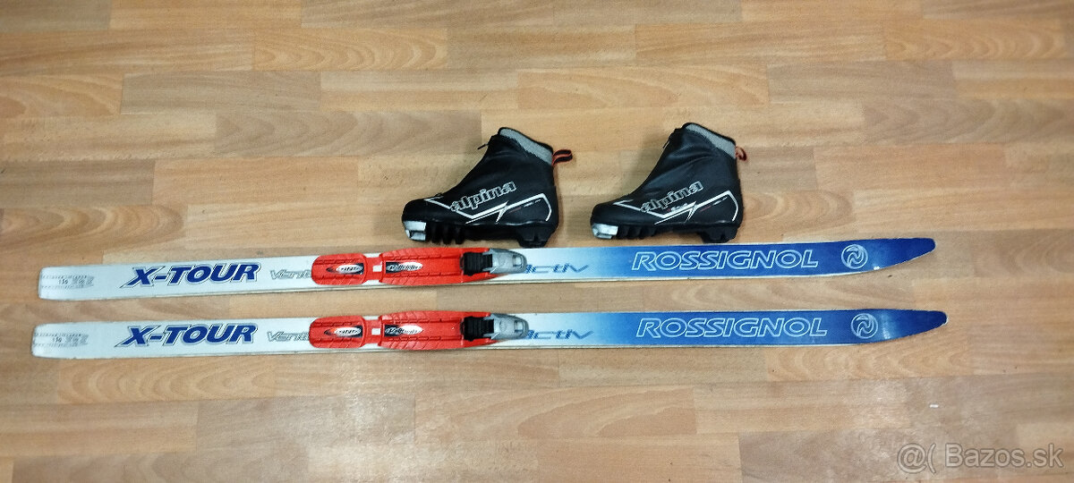 Predám det.bežk.set:ROSSIGNOL,130cm,bez šupin.NNN. - 2