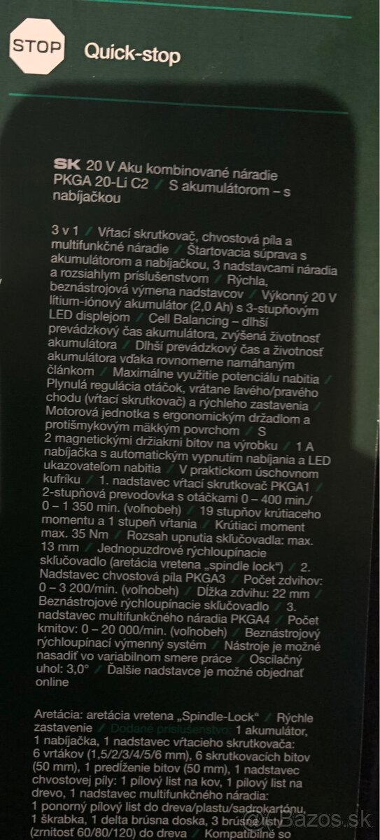 Akú kombinovane náradie 3v1 - 2