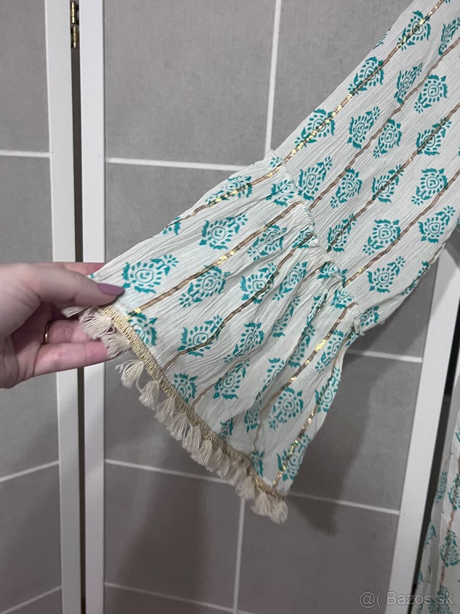 Zelené dlhé šaty - 2