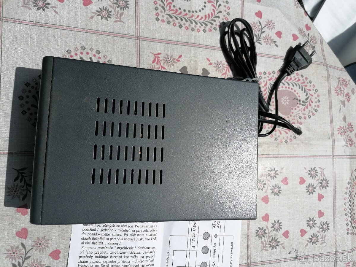 Vykonový zdroj pozicionéra. - 2