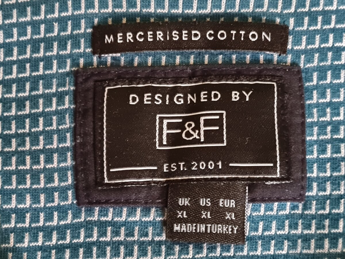 Pánske tmavomodré tričko F&F - XL - 2