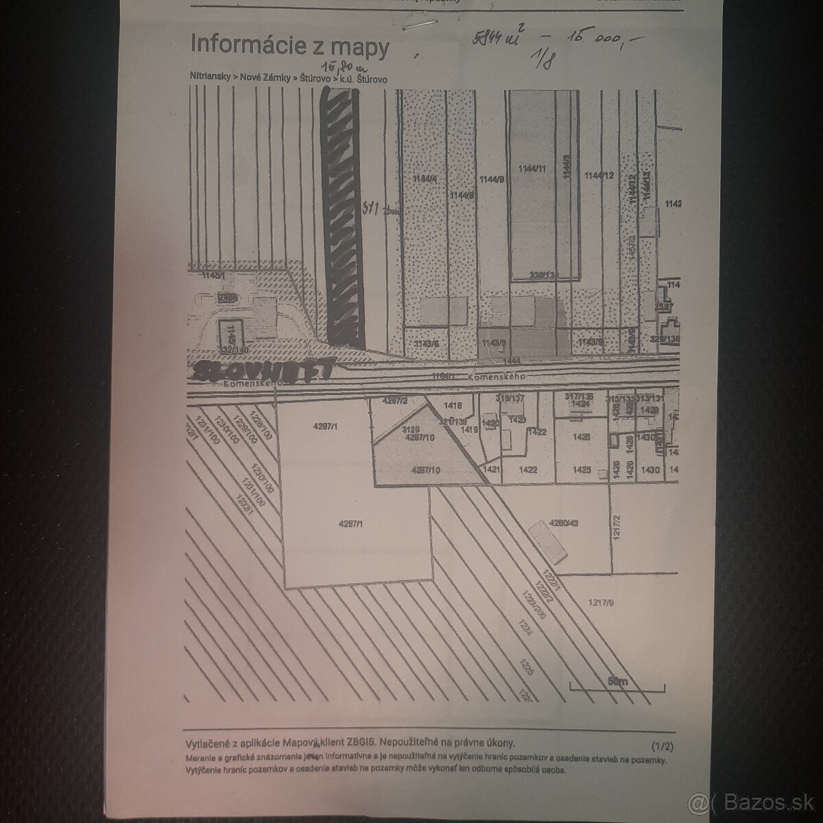 pozemok Štúrovo - 2