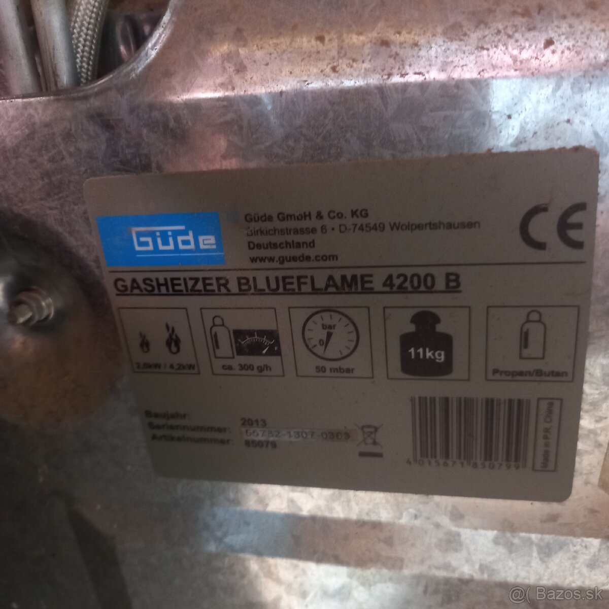 Plynovy ohrievac - 2