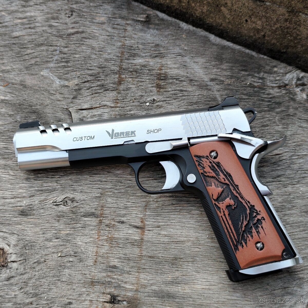pažbičky/gripy pre Colt 1911 Executioner Wraith brown - 2