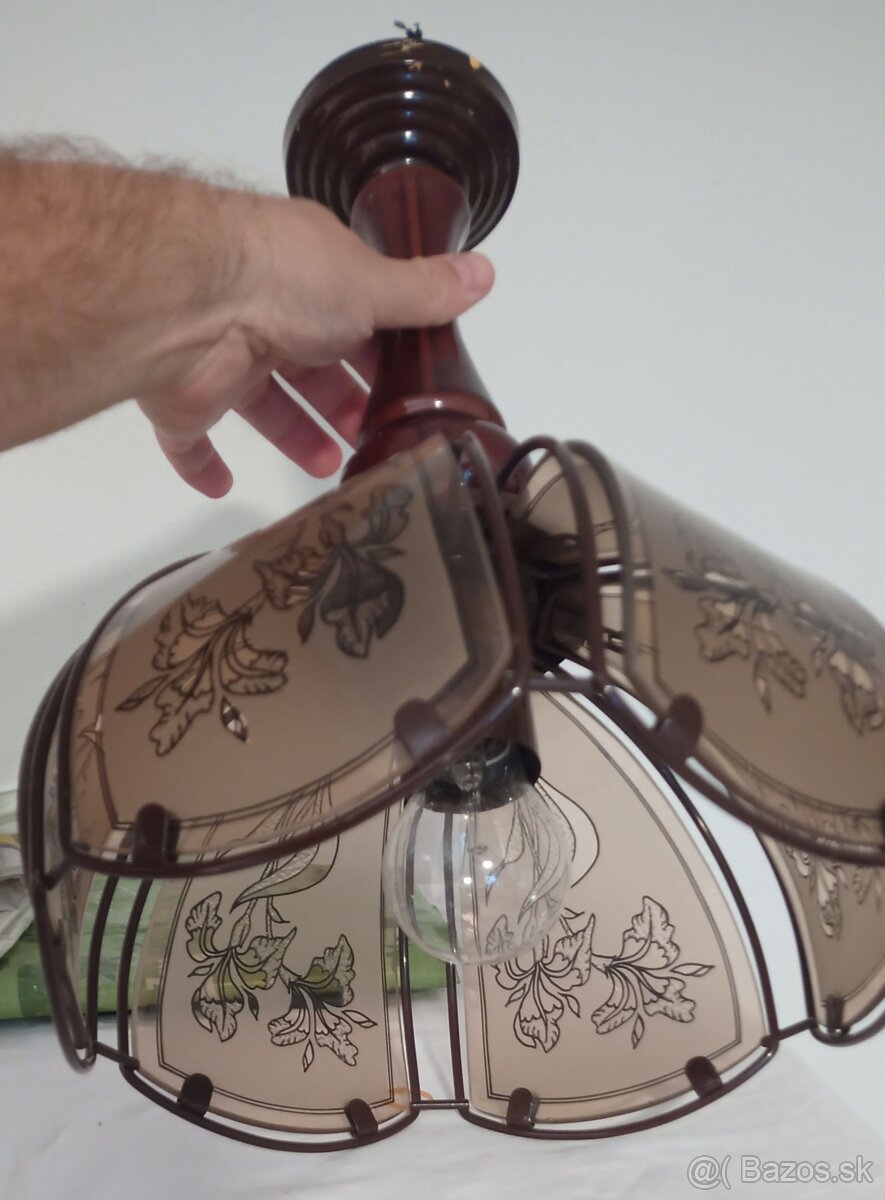 Sklenená lampa luster - 2