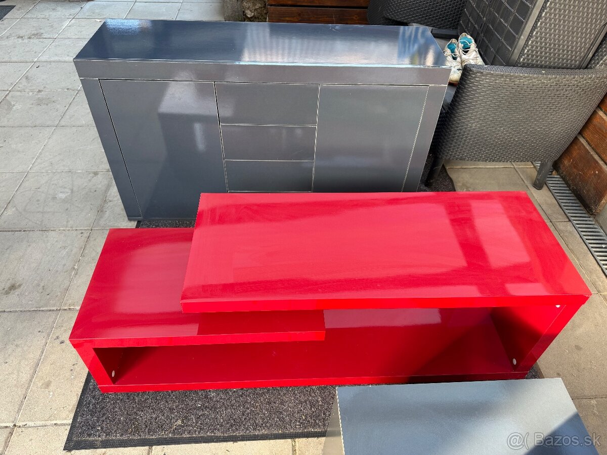 komoda, stolik, regal, obyvackova suprava - 2