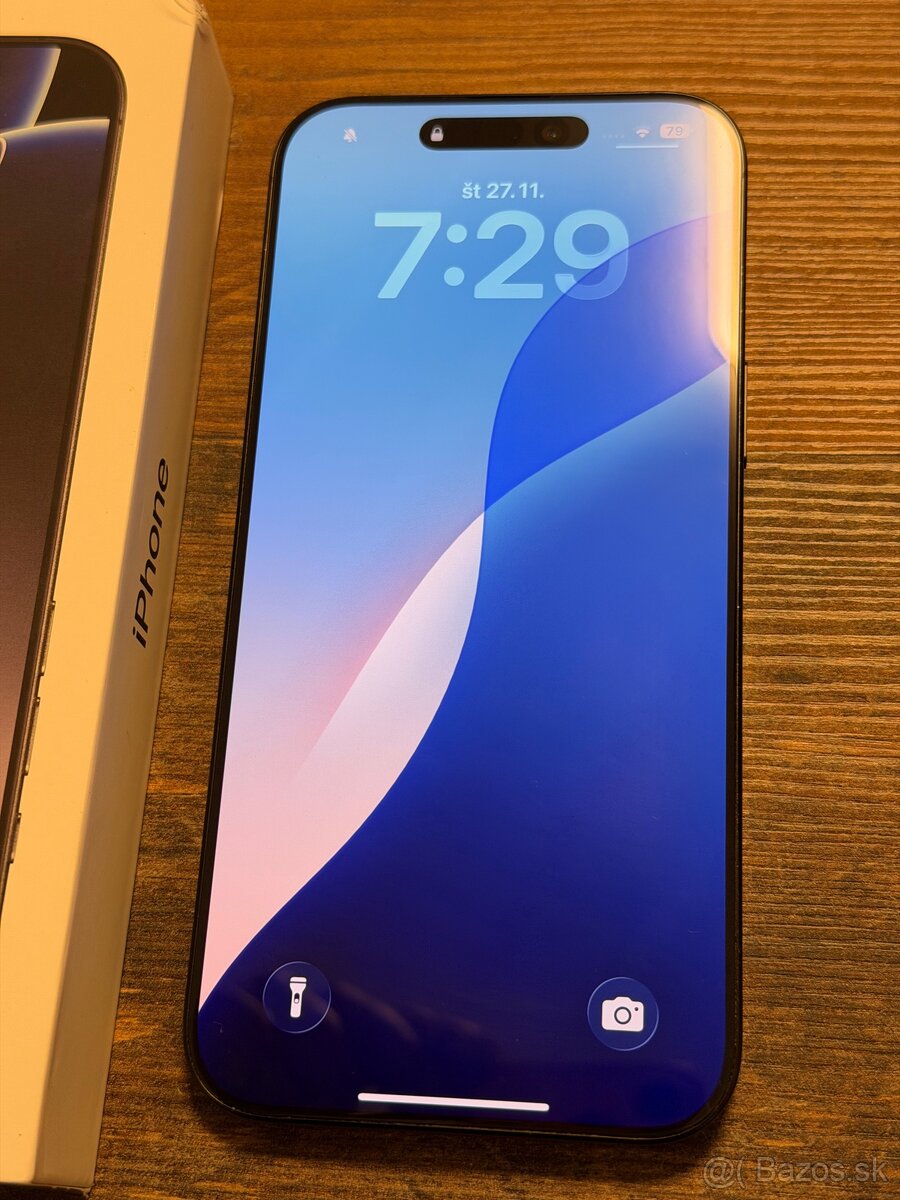 Predám iPhone 16 Pro Max 512 GB čierny titán - 2