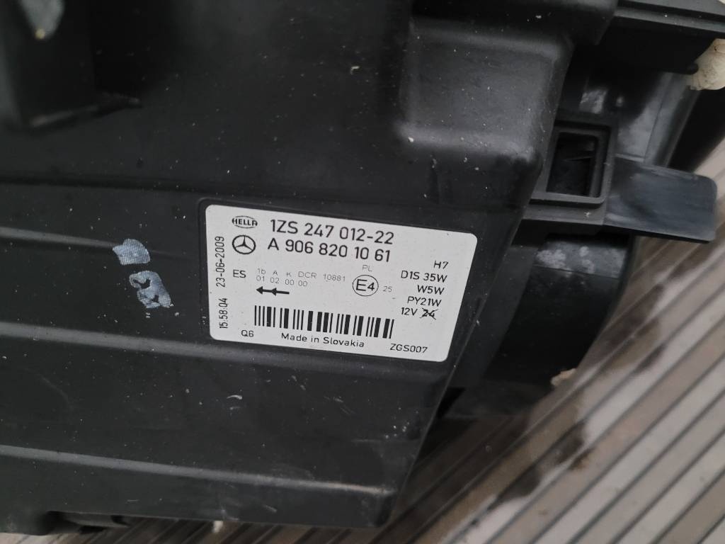 MERCEDES SPRINTER W906 PRAVY XENON - 2