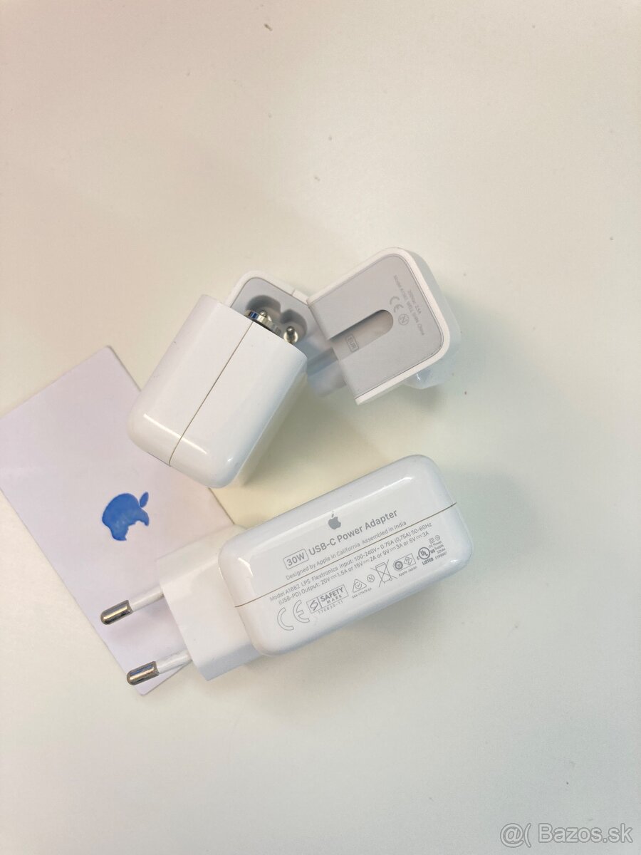 Originál Apple Power Adaptér USB-C 30W MW2G3ZM/A - 2