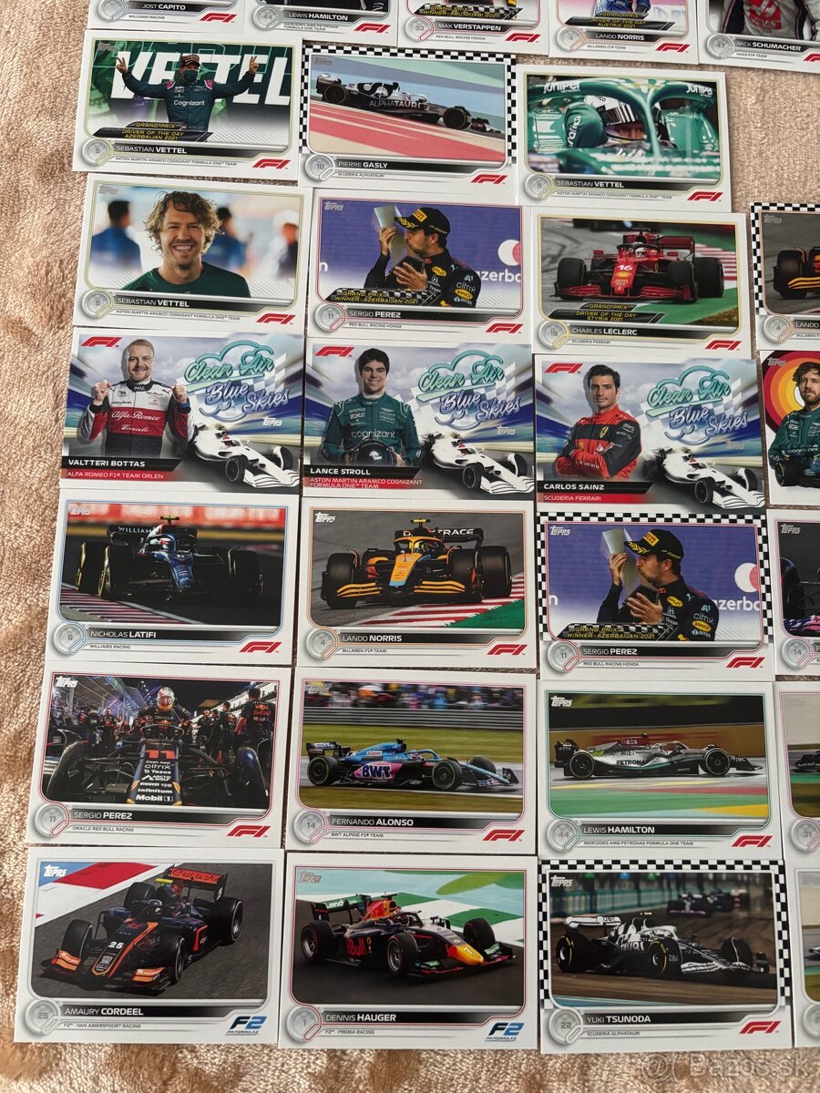 Topps formula 1 2022 kartičky - 2