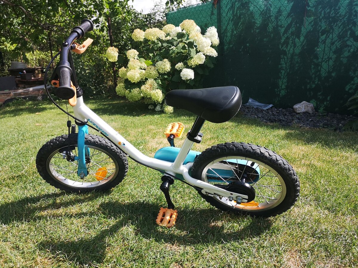 Predám detský bicykel B'TWIN 14" - 2