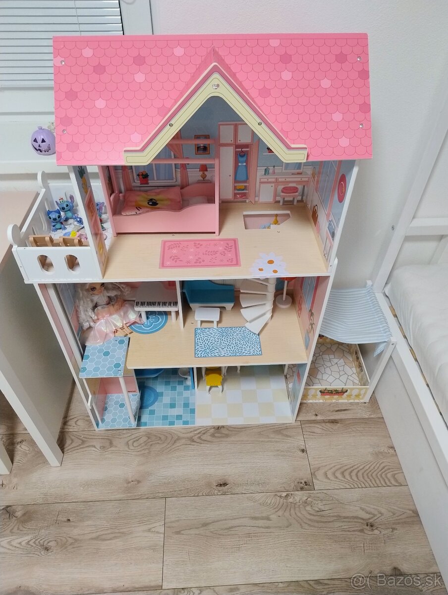 Domček pre bábiky Woody Malibu 120 cm - 2