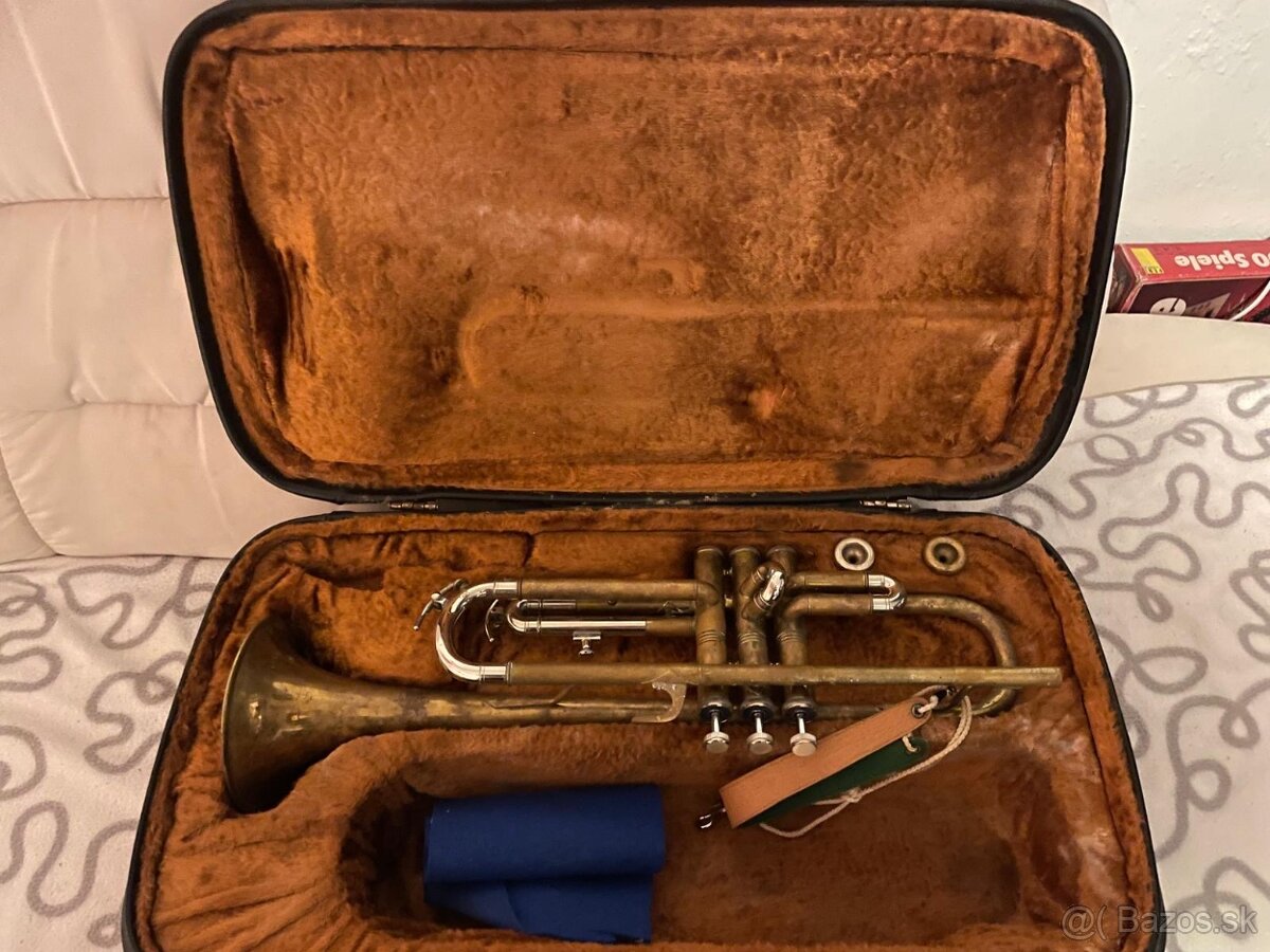 Trumpeta Amati Kraslice + kufor - 2