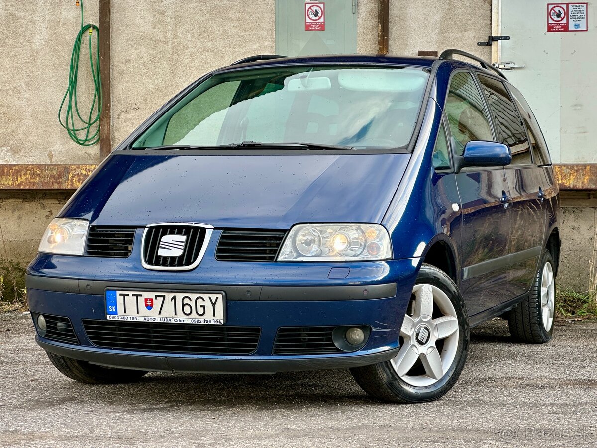 Seat Alhambra 1.9TDI 96kw 7miest 2006 Nová STK - 2