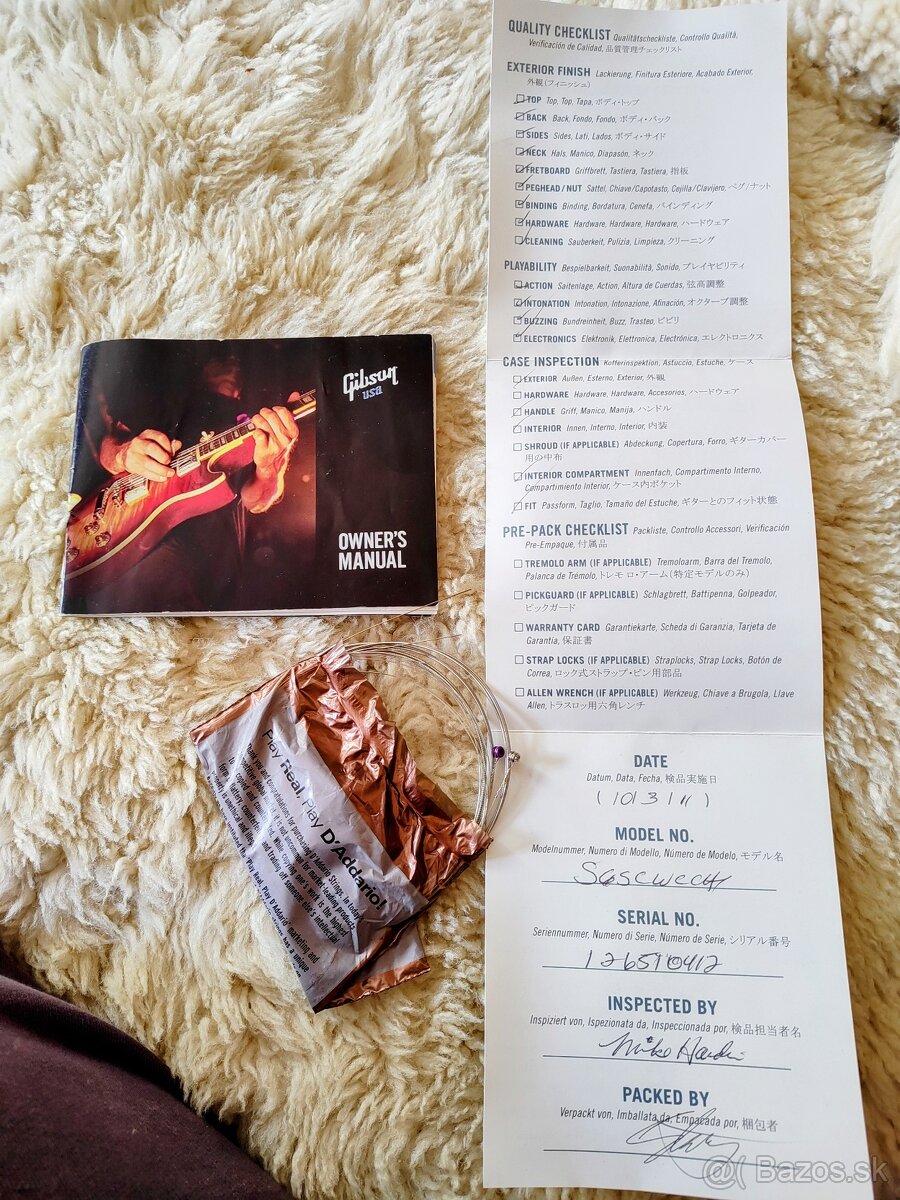 Predám elektrickú gitaru GIBSON SG USA - 2