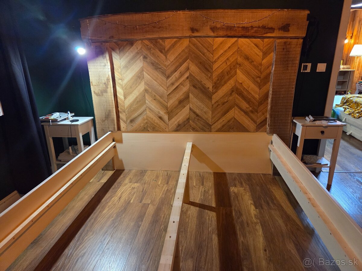 Manzelska masivna postel - 2