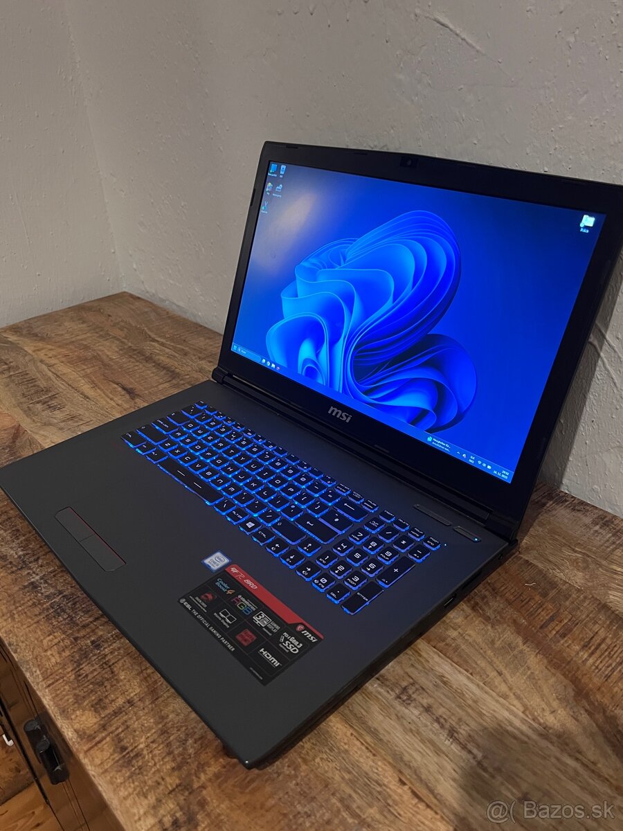 MSI GF72 8RD 17,3” - 2