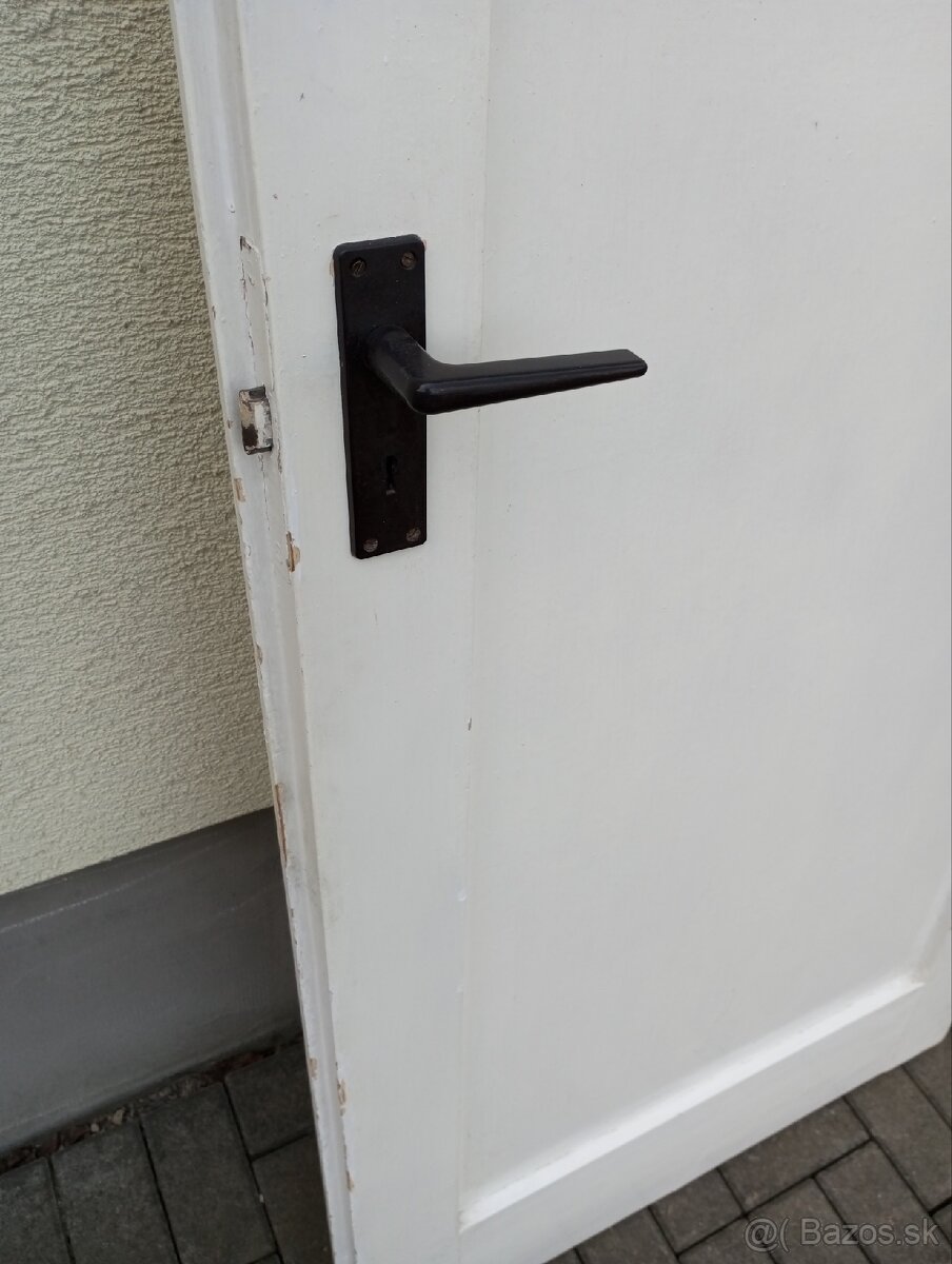 Biele dvere presklené Ľavé 81 cm - 2