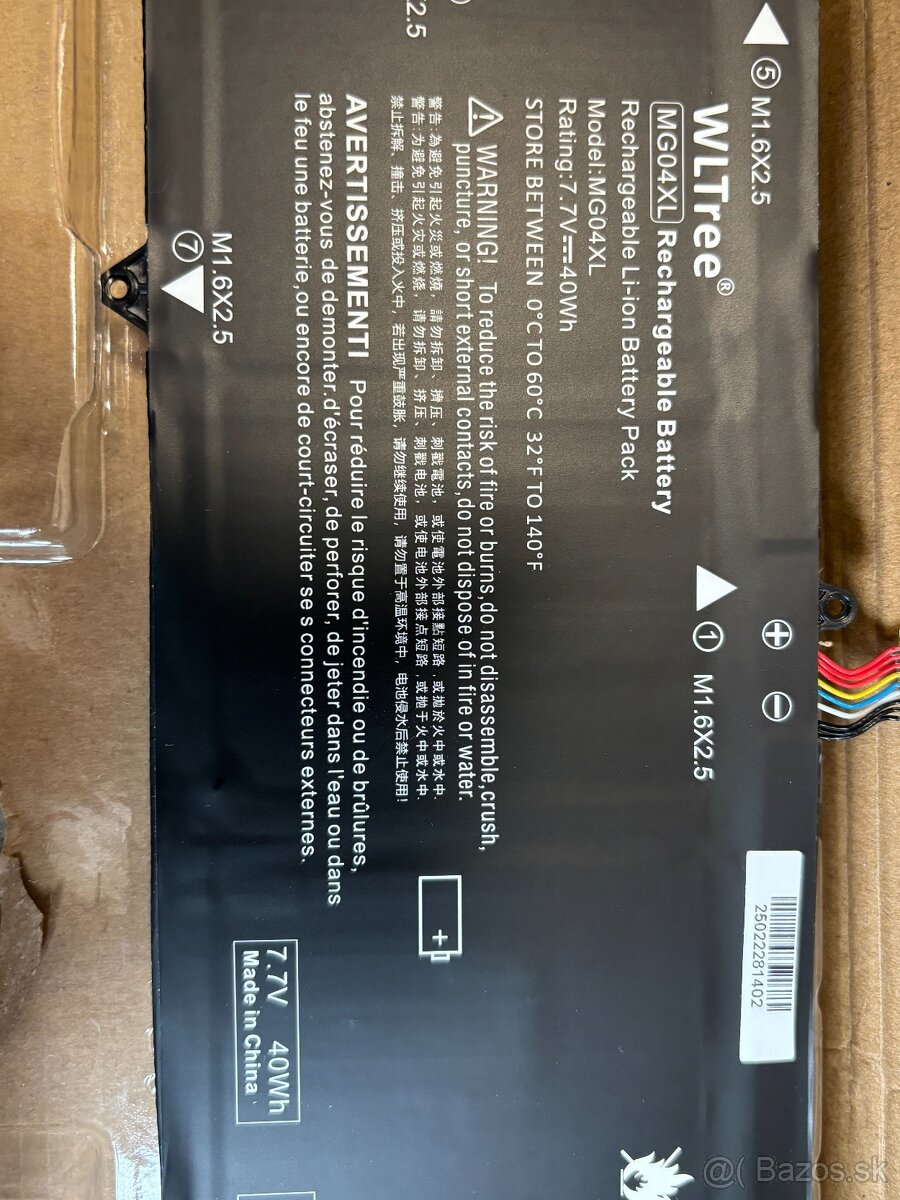 Batéria do notebooku HP spectre model MG04XL - 2