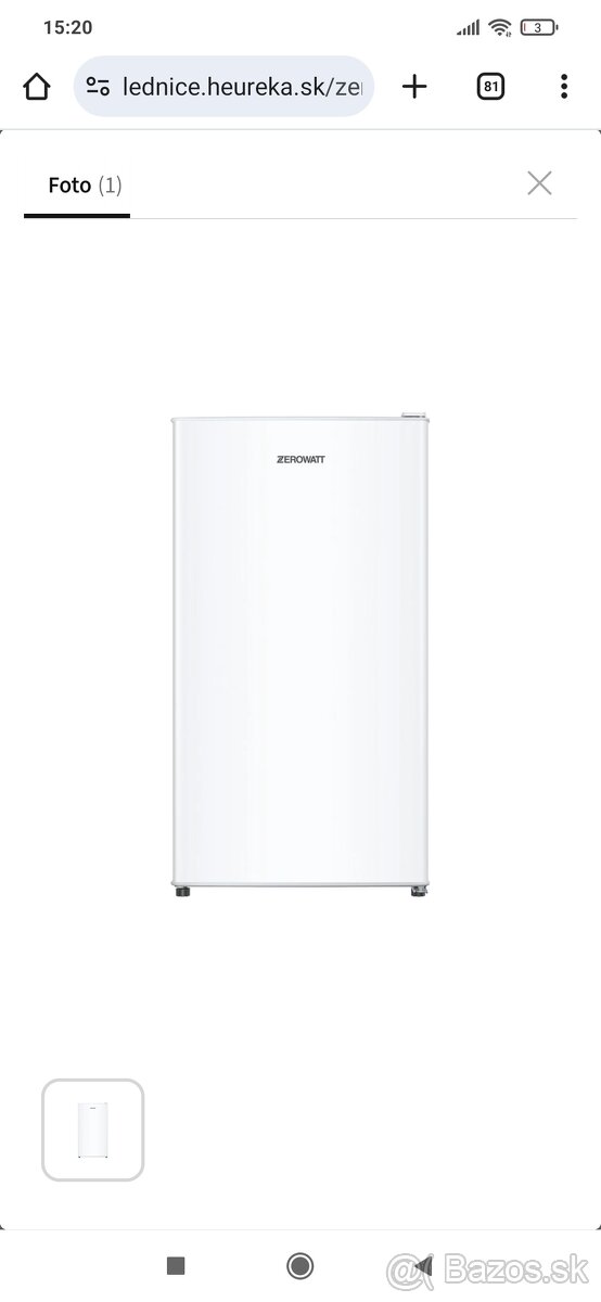 Chladnička ZEROWATT - 2