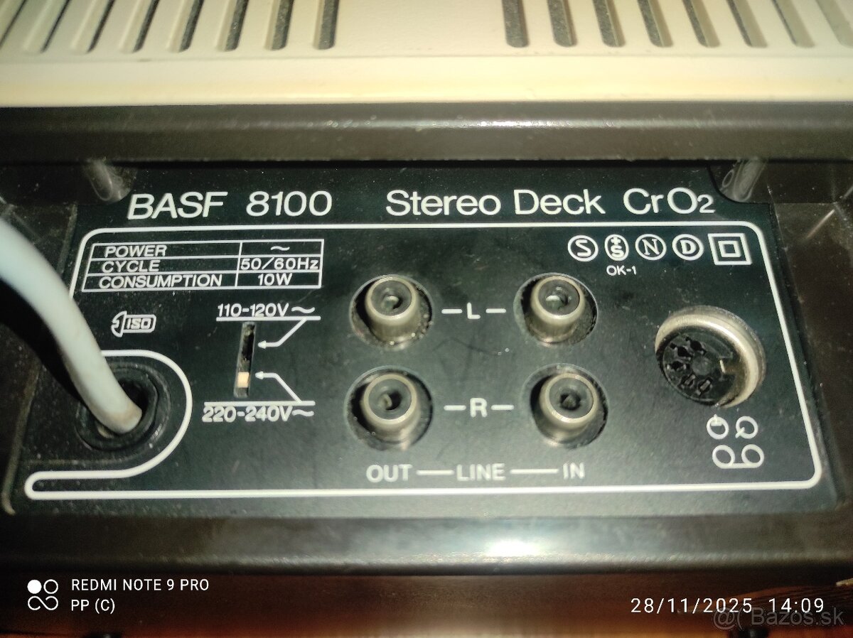 BASF 8100 cassette deck TOP - 2
