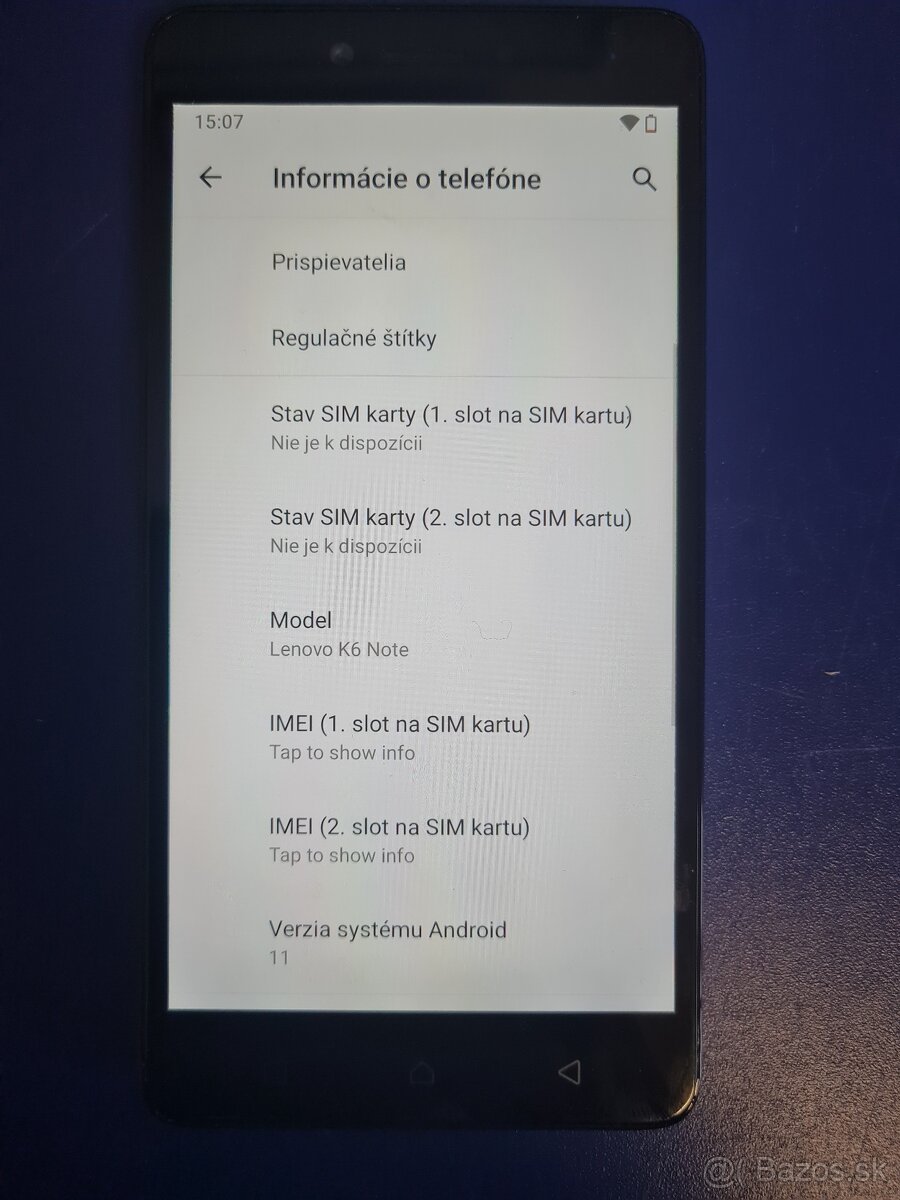 Lenovo K6 Note K53a48 - 2