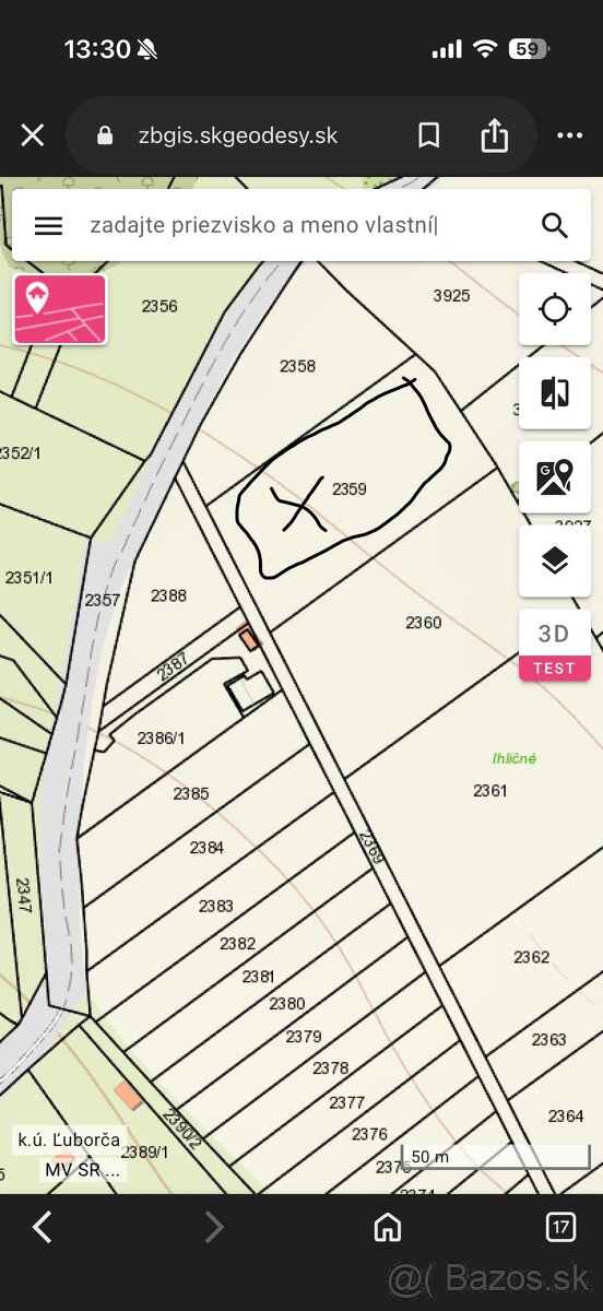 Pozemok Nemšová Luborca Antolstal - 2