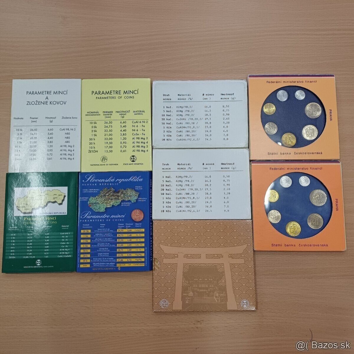 Sady mincí - 2