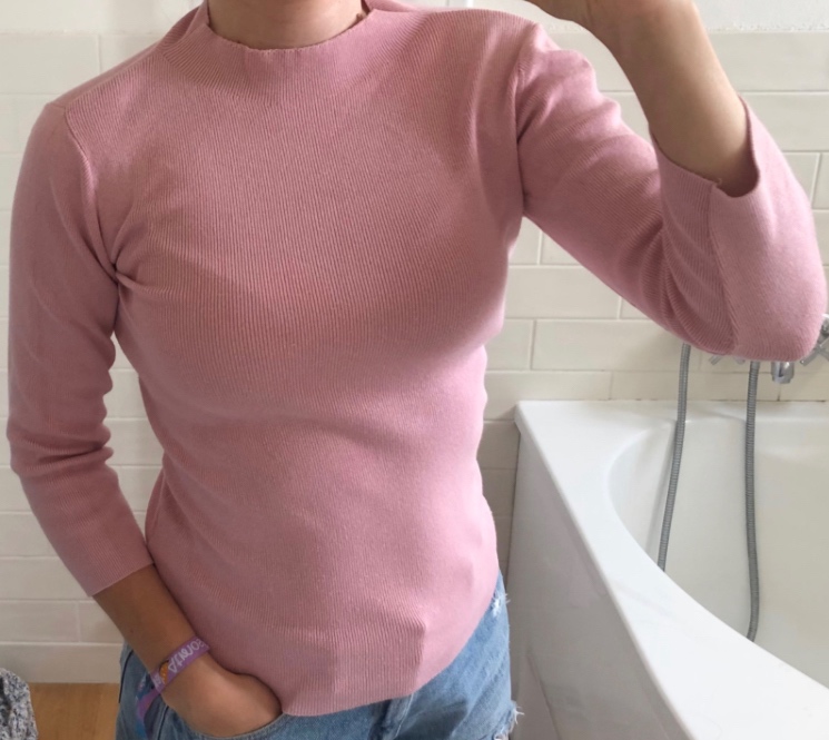 ————Bledoružový sveter Reserved, S/36, 5.80 E———— - 2