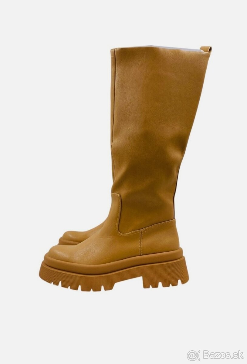 Predam kožené čižmy PULL&BEAR vel. 36 nepoužité 100% stav - 2