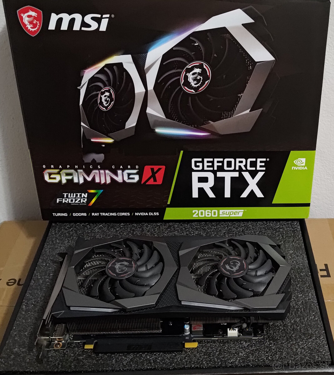 MSI základná doska B450 a grafická karta 2060S - 2