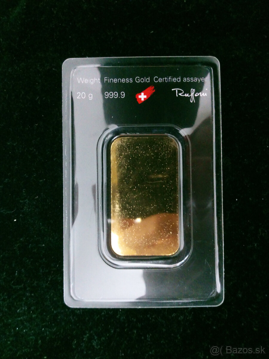 Investičné zlato 20g - 2