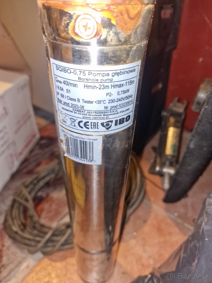 Ponorné čerpadlo IBO - SQIBO-0,75 - 2