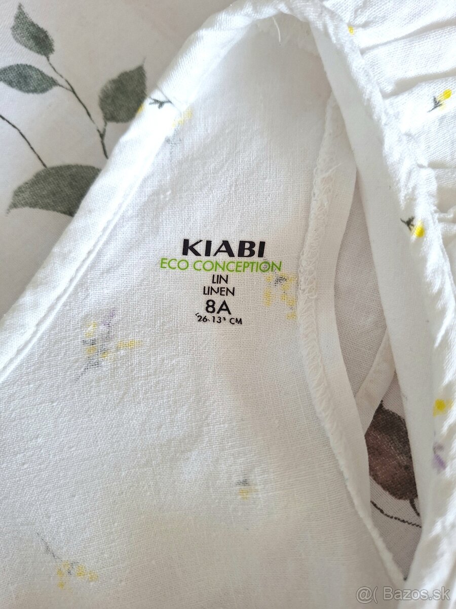 Ľanové šaty značky Kiabi, 8 rokov - 2