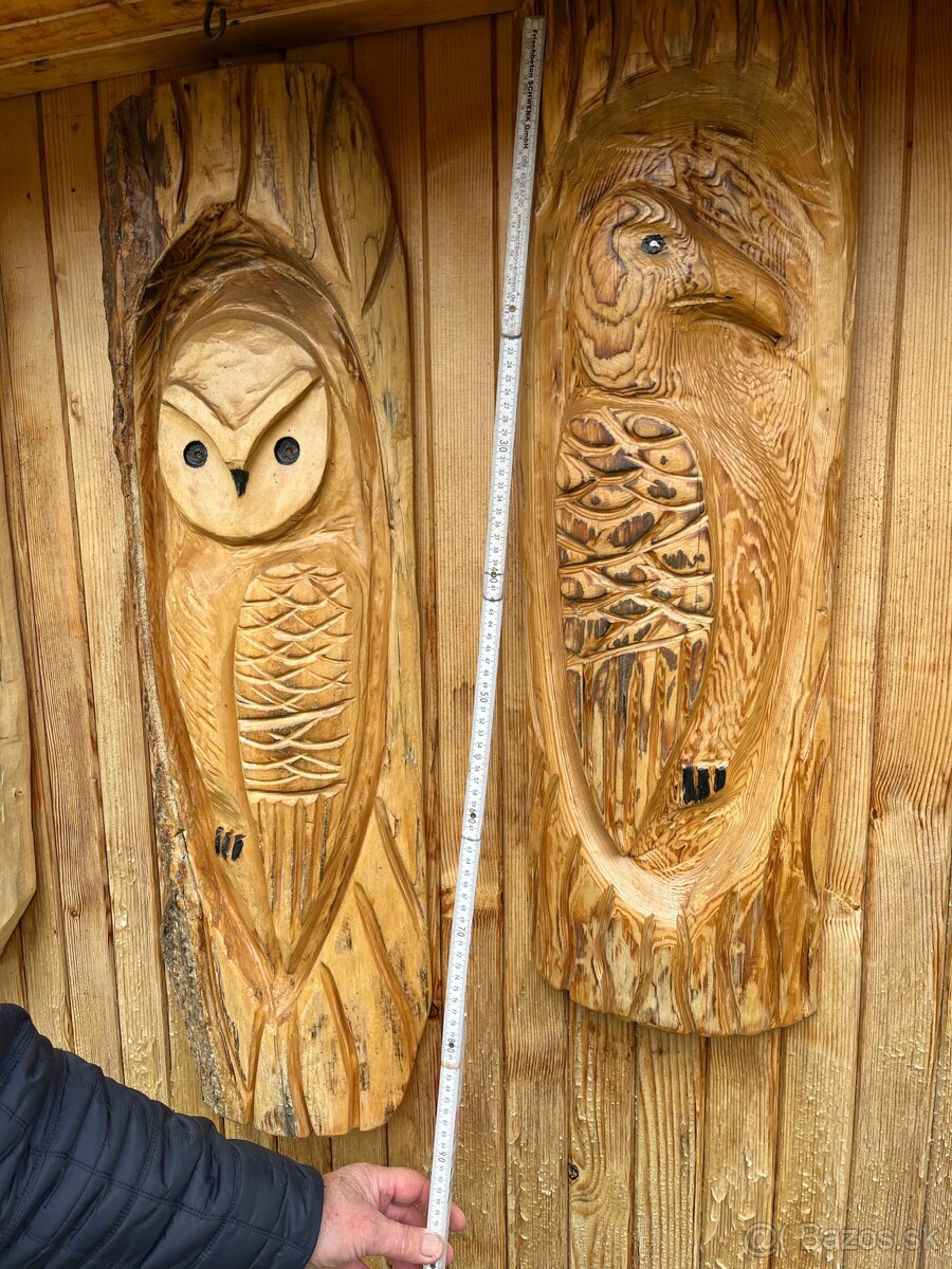 Drevený vyrezávaný obraz - 2