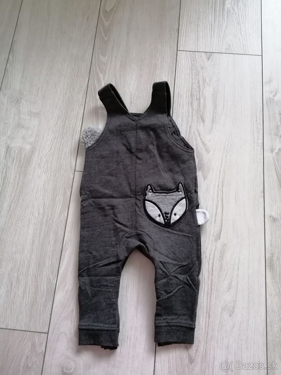 Súprava zateplene nohavice na traky a sveter - 2