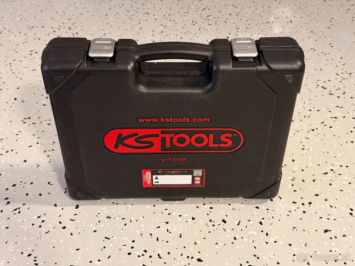 KS Tools - Gola sada 1/4"+3/8"+1/2" 195-dielna - 2