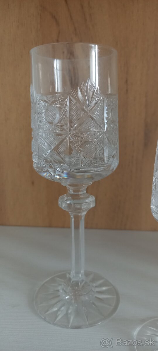 Predám brúsené poháre - 2