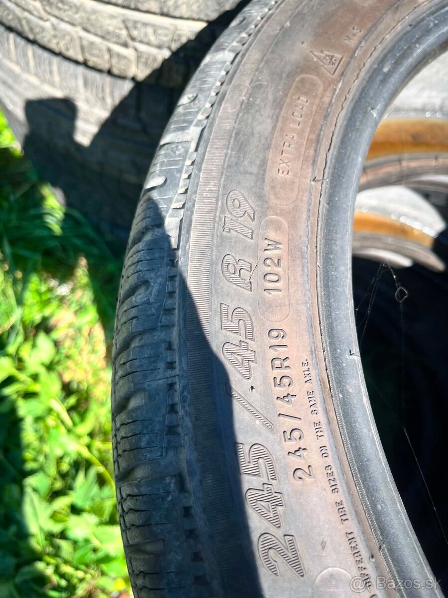 245/45r19 4ks dezén 6mm - 2