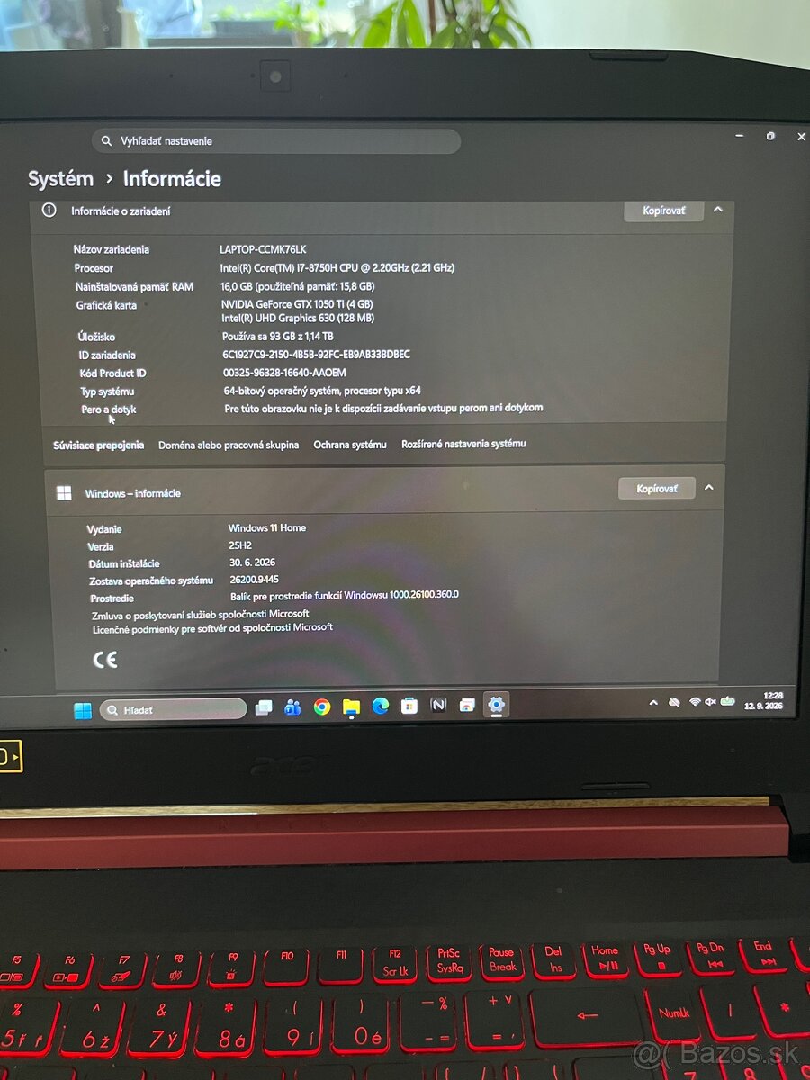 Notebook Acer Nitro 5 Shale Black - 2