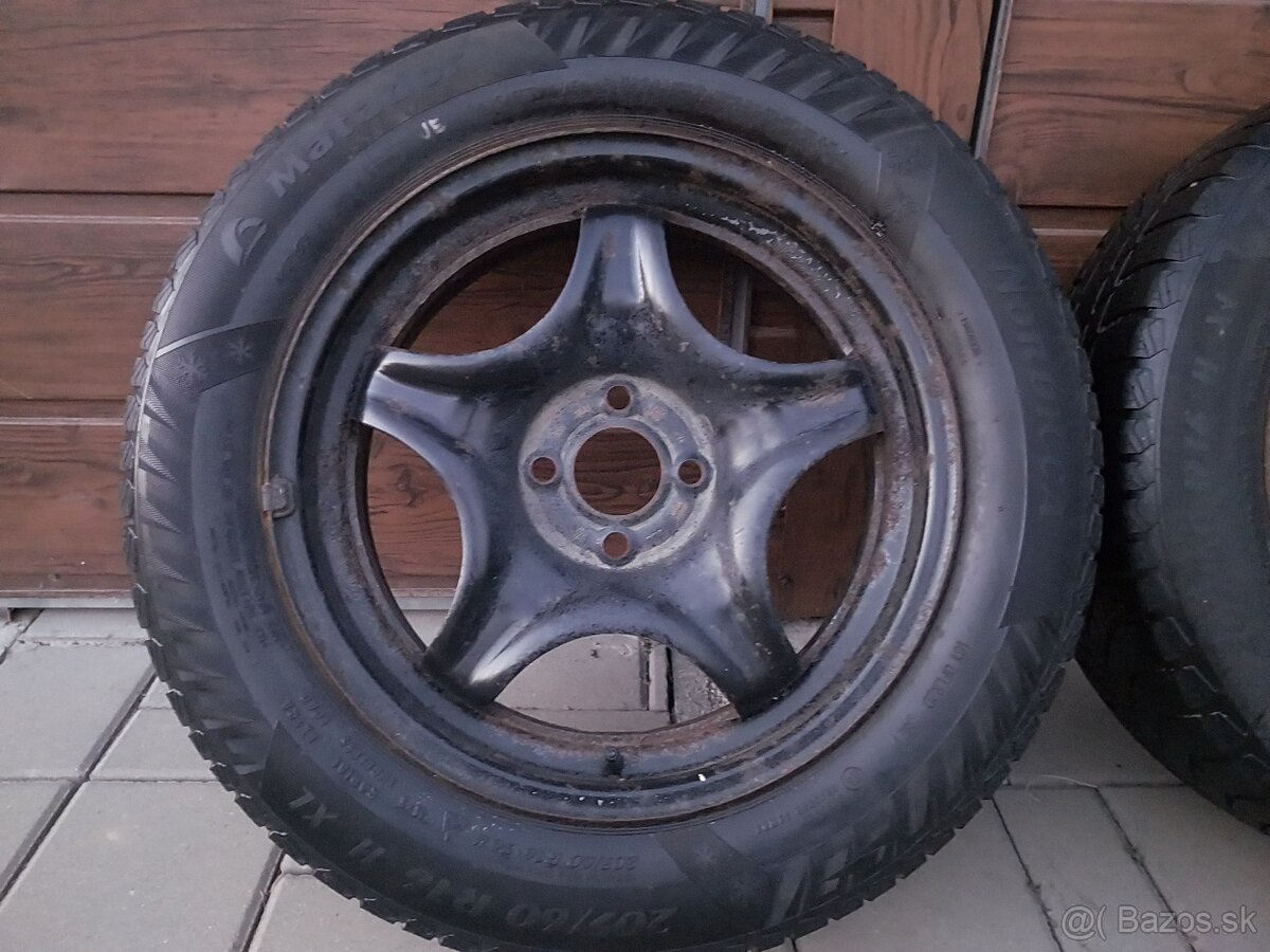 205/60 R16 Matador+plechové disky. - 2
