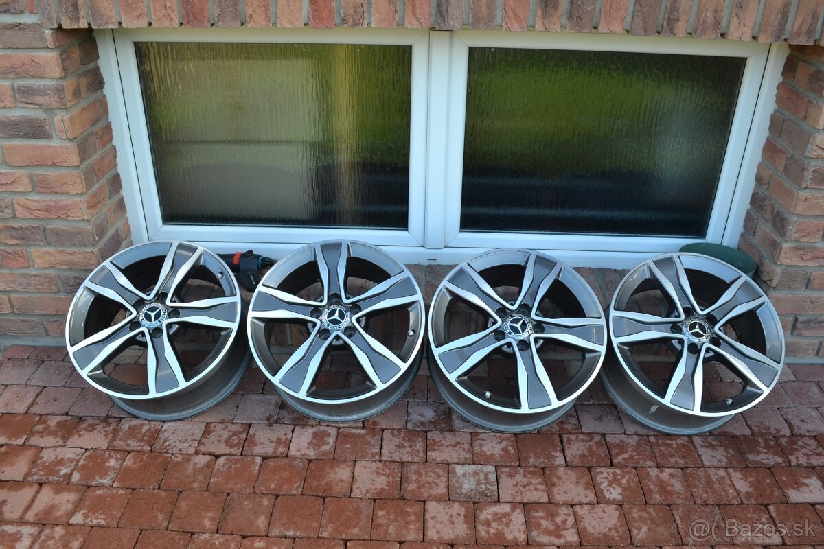 5x112 R17 Hlinikove disky Original Mercedes C-class W205 - 2