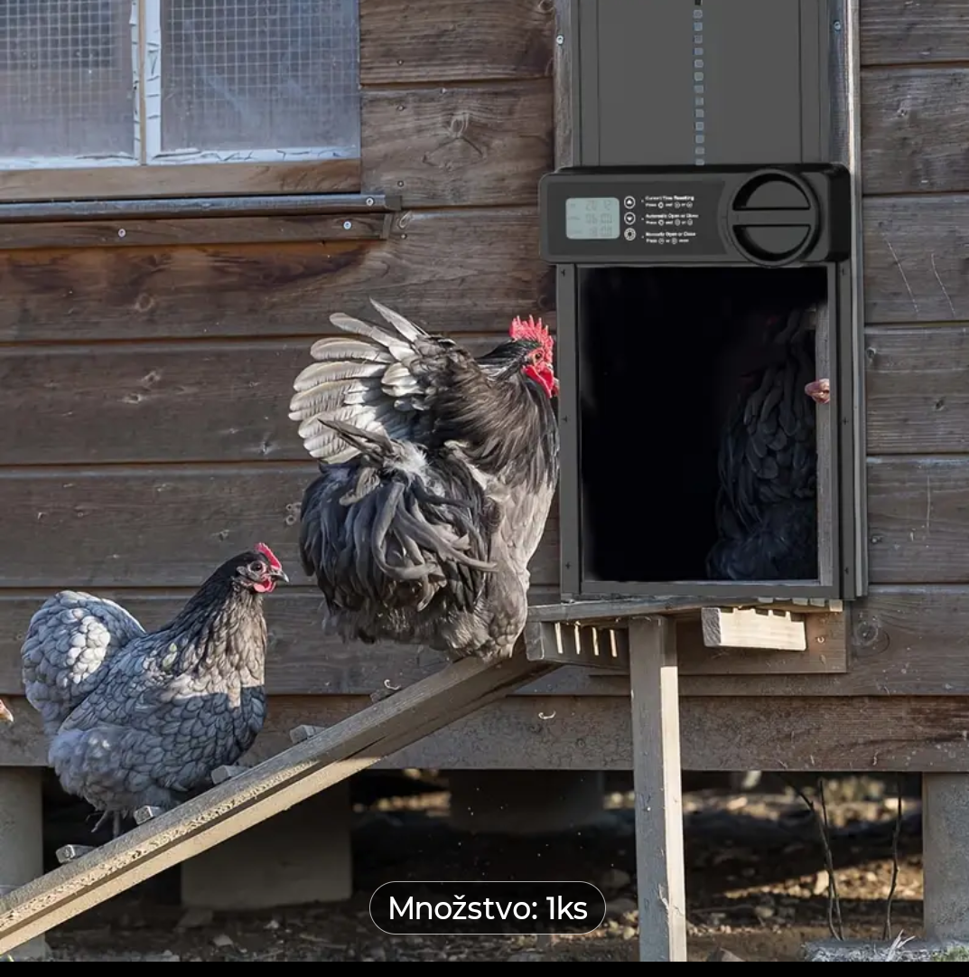 Automatické dvierka na kurnik - 2