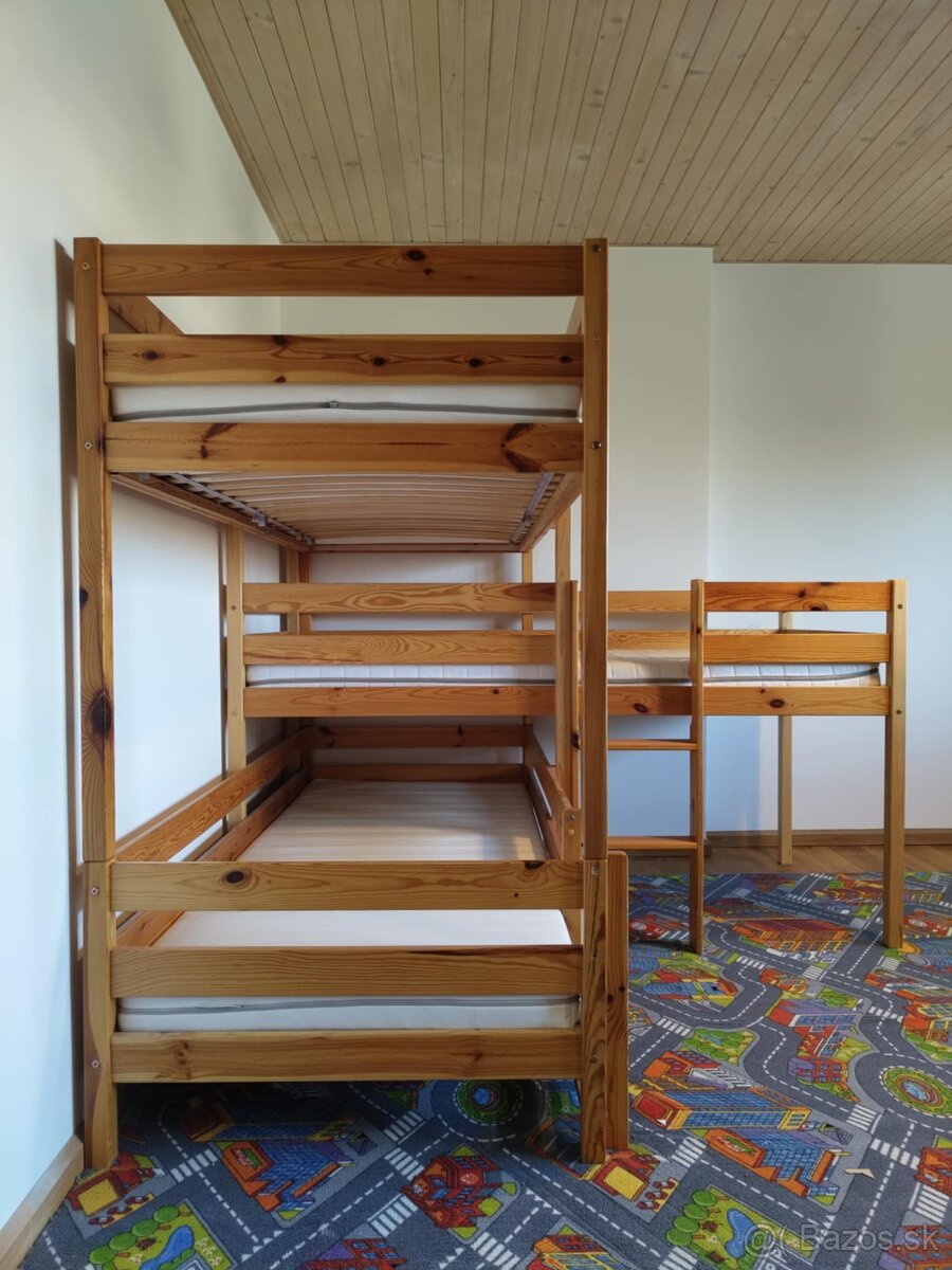 Trojposchodová posteľ - 2
