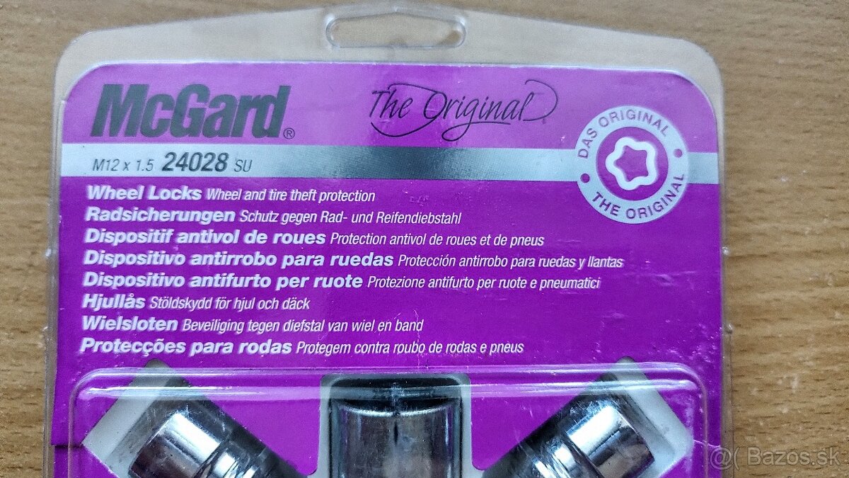 Bezpečnostné matice na kolesá. - 2