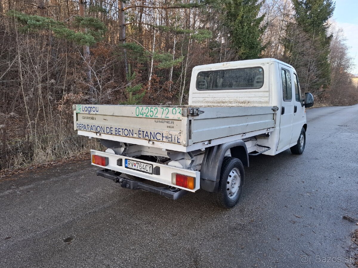Citroën Jumper 2,2 HDI Valník 7 miest - 2